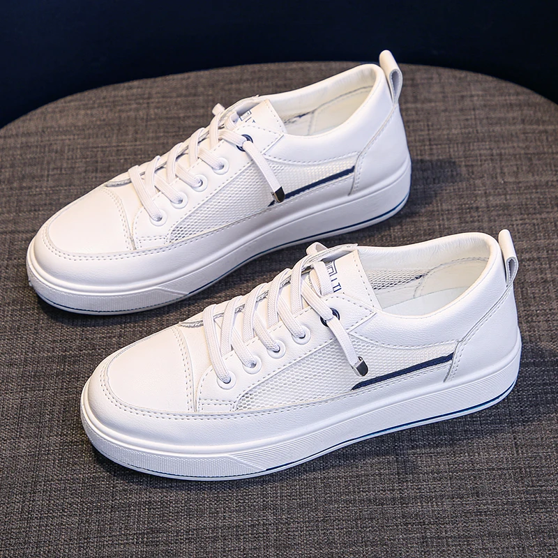 

Tenis Feminino 2021 Sneakers Women's Sports Shoes Luxury Brand Female Vulcanized White Casual Flats Women Walking Ladies Summer