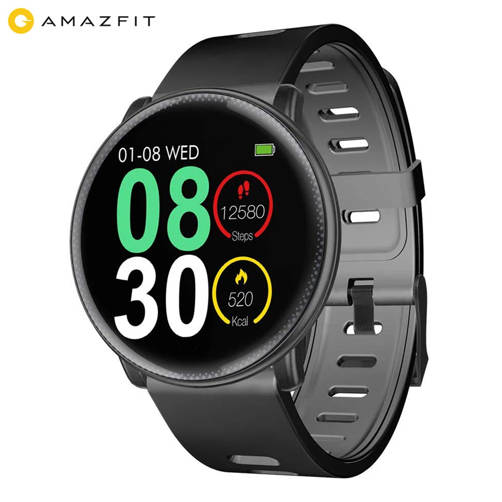 

[IN STOCK] Amazfit 42MM Smart watch Global Version Bluetooth GPS Smart Watches Waterproof Push HeartRate Monitor For Android IOS