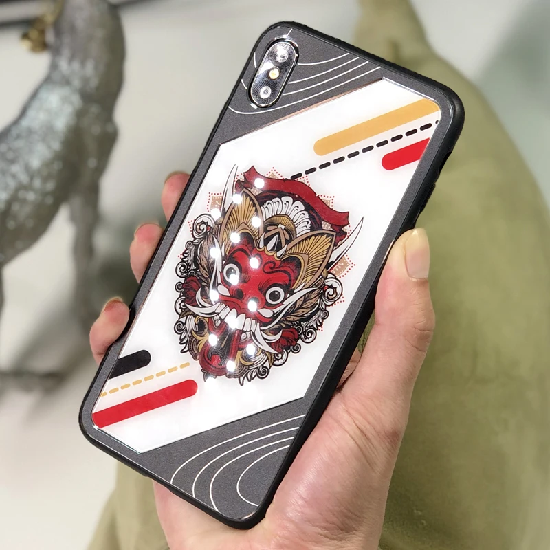 Титановый чехол из закаленного стекла для iPhone X Xs XR XsMax, защитный чехол Fundas