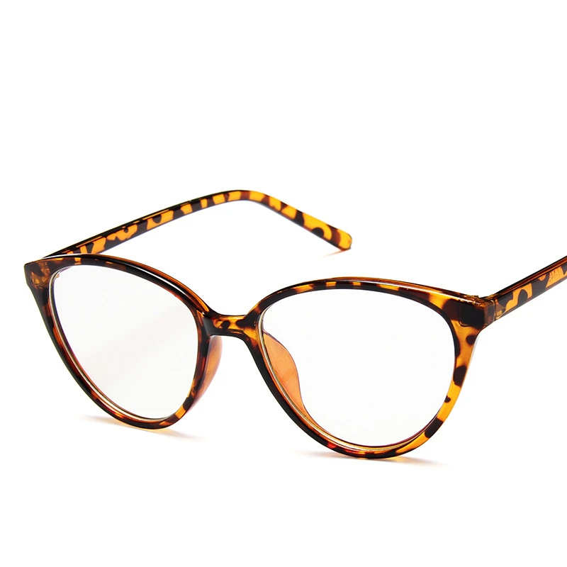 Модная оправа для очков в стиле кошачьи глаза, женские очки, прозрачные линзы, анти синий светильник, оптические очки для близорукости