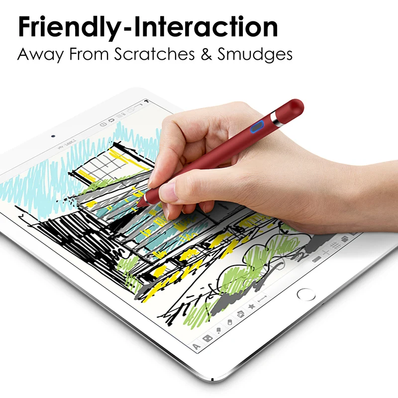 Высокая точность для Apple Pencil 2 сенсорная ручка медный перо Стилус для iPad Pro 11 12,9 9,7 Air 3 10,5 Mini 5 ручка для рисования