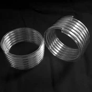 

OD116 ID110 clear helical quartz tube for heater tube and quartz muffle