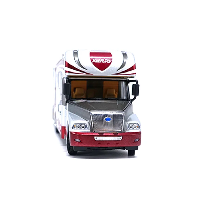 1:42 многофункциональная туристическая RV литая под давлением сплав автобус дом модель автомобиля металлический автомобиль игрушка Коллекция украшения детская Подарочная коллекция