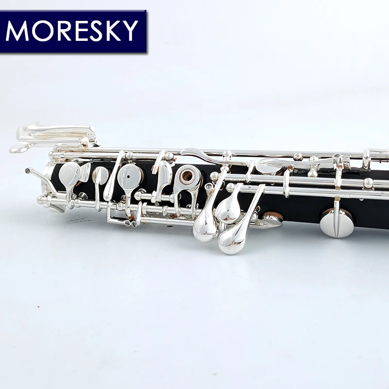 MORESKY Professional C Key Oboe Full-Automatic Silver Plated Keys