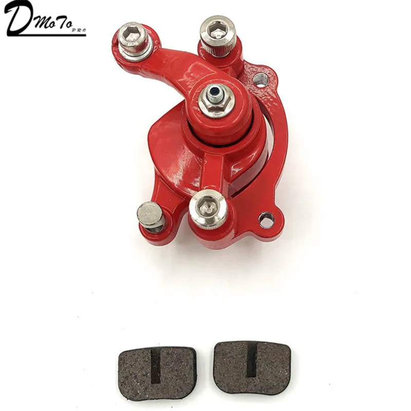 49CC Brake Disc Plate Gas Mini Dirt Bike Rear Disc Brake Caliper Kit 140mm and Friction Plate Rotors Electric Scooter ATV