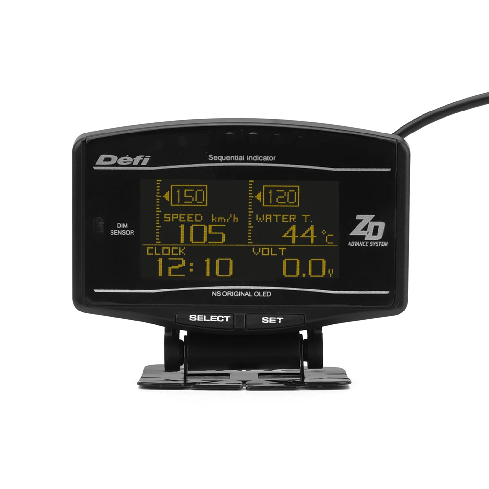 Индикатор уровня топлива Универсальный Defi12V OBD2 Hud многофункциональный цифровой