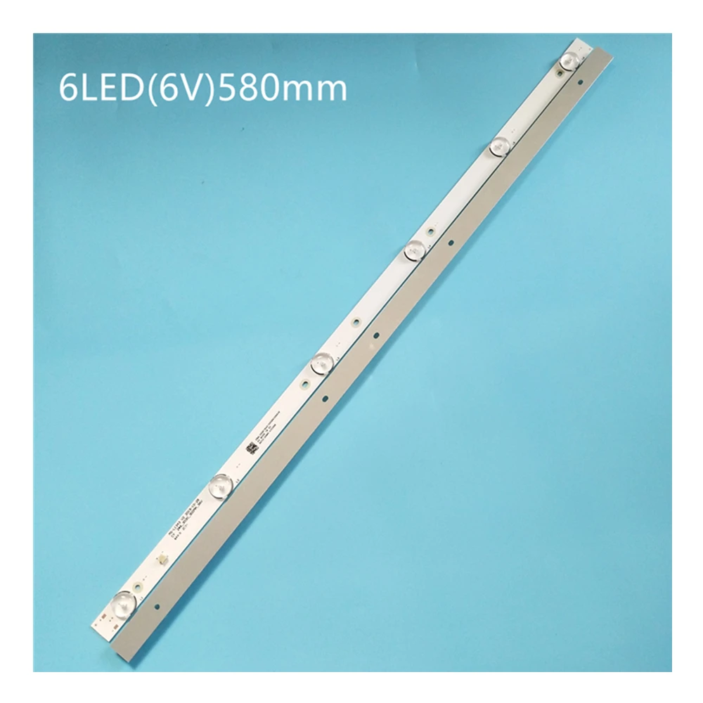

New 2 PCS 6LED LED backlight strip for 32inch JL.D32061330-081AS-M FZD-03 E348124 MS-L1343 L2202 L1074 V2 2-6-3030-300MA-36V