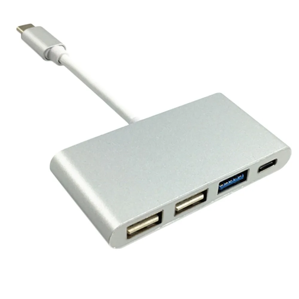 Компактный Портативный дизайн USB-C/Тип C USB 3,1 к Тип usb Закрытая акционерная Компания C& 3-Порты и разъёмы USB 3,0 Hub адаптер для Macbook