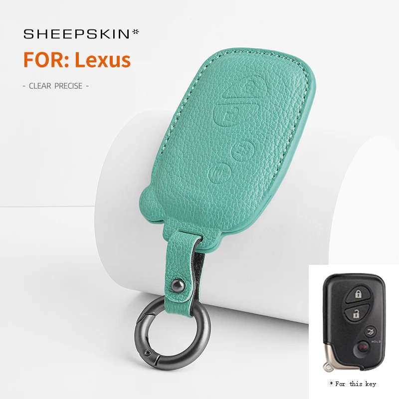 

Алькантара для Lexus ES240 ES350 RX270 RX350, Автомобильный ключ из овечьей кожи, умный автомобильный брелок с дистанционным управлением, защитные аксессуары