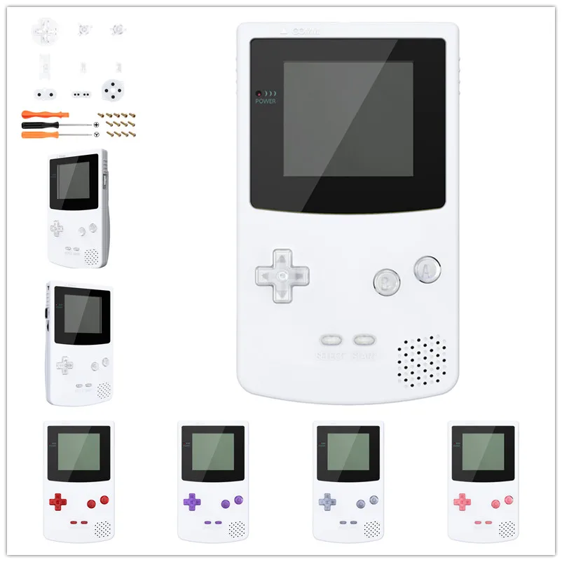 Extremate Limpar Substituição Botões Conjunto Completo para Gameboy Cor para Gbc-consola de Jogos de Mão Não Incluído