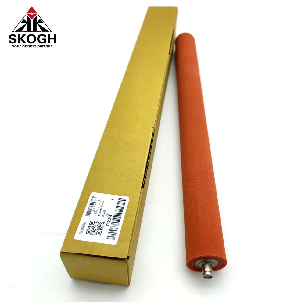 Hot Sale OEM Red Fuser Sponge Roller For Minolta Bizhub C224 284 364
