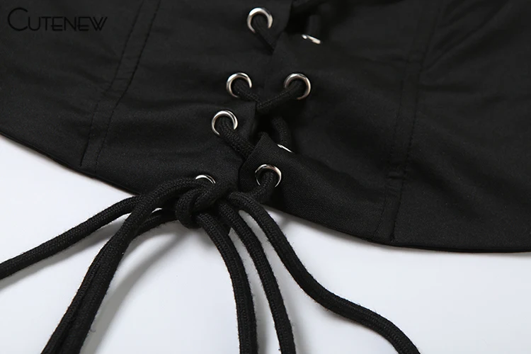 Camisetas clásicas para mujer, moda salvaje, vendaje, manga larga, cuello cuadrado, tops ajustados, camisetas de calle lisas y concisas para mujer
