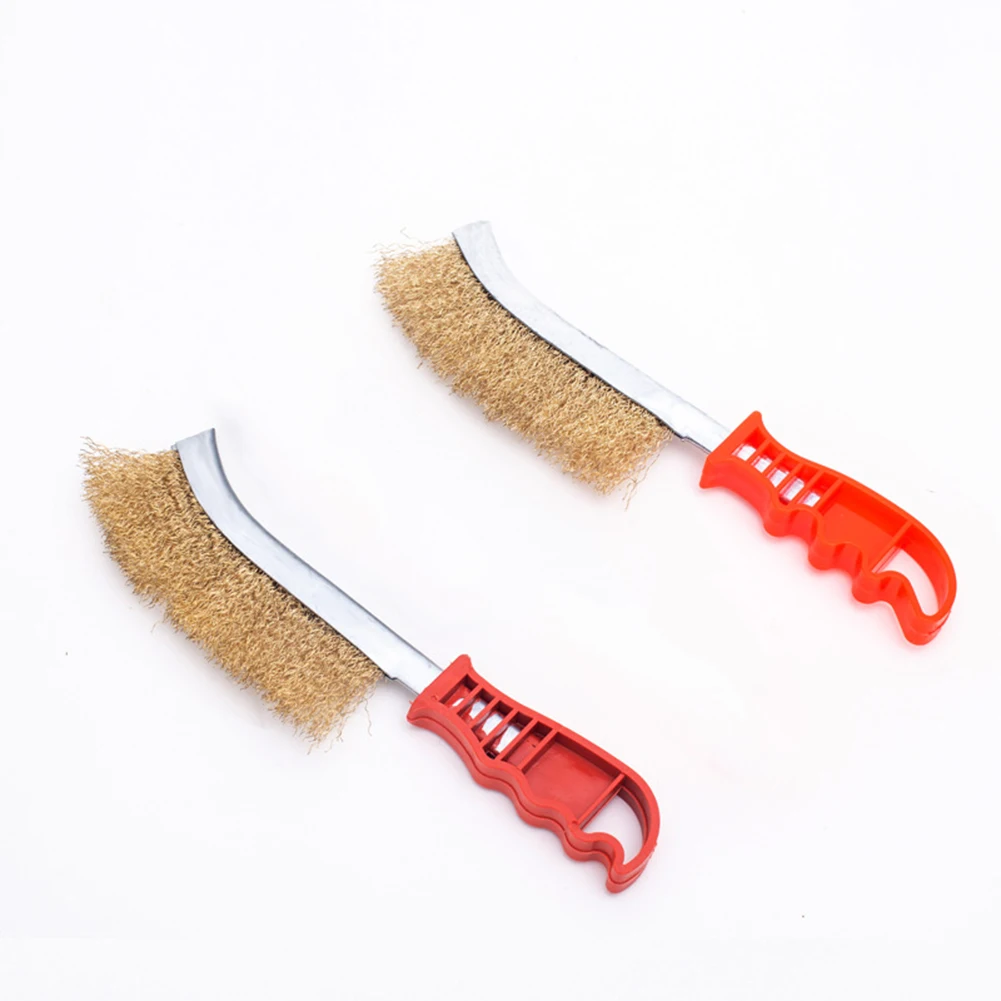 Steel Wire Brush Barbecue Cleaning Copper Brush Derusting Brush steel Wire Household Cleaning Tools