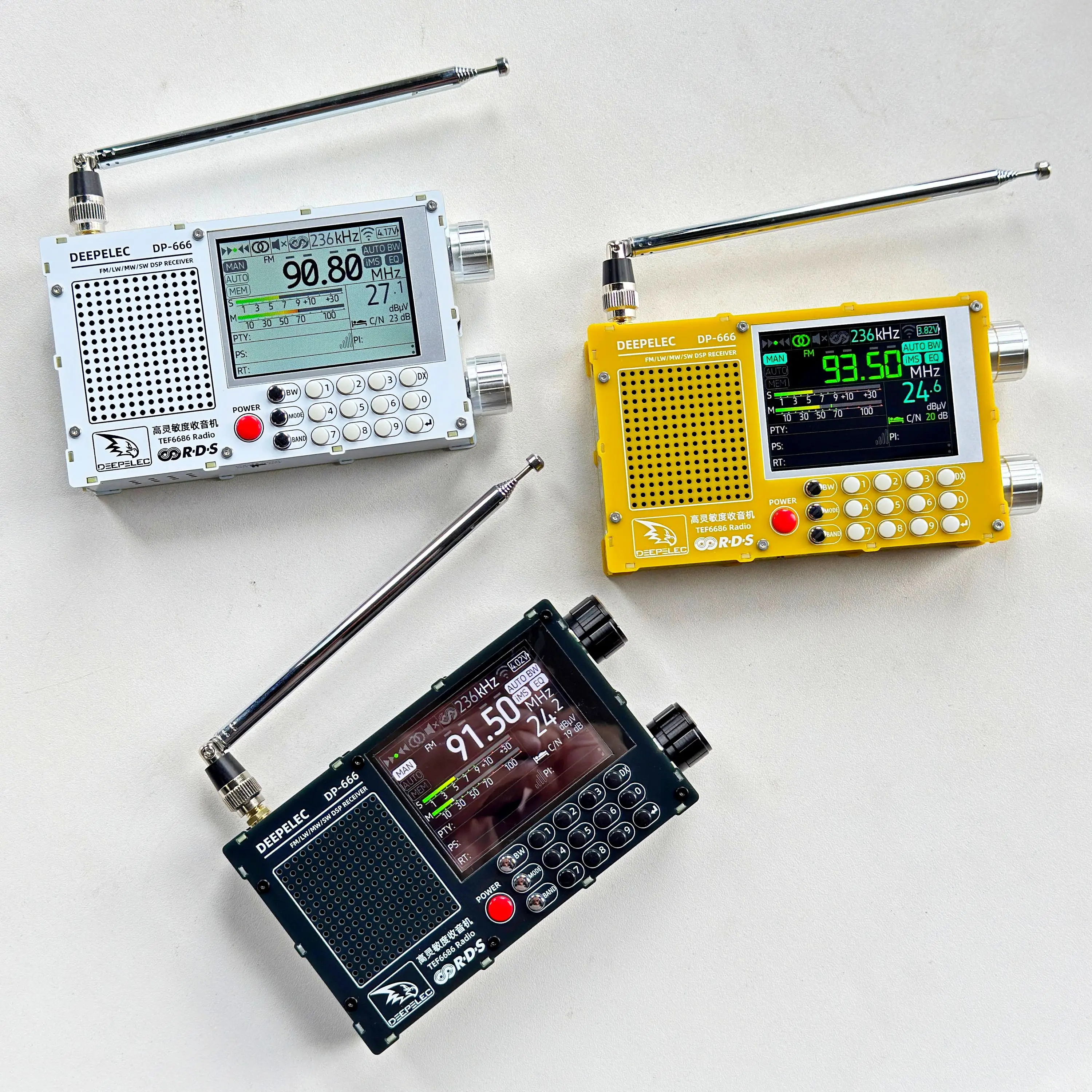 DP-666 DEEPELEC TEF6686 Radio High Sensitivity Full Band FM AM LW