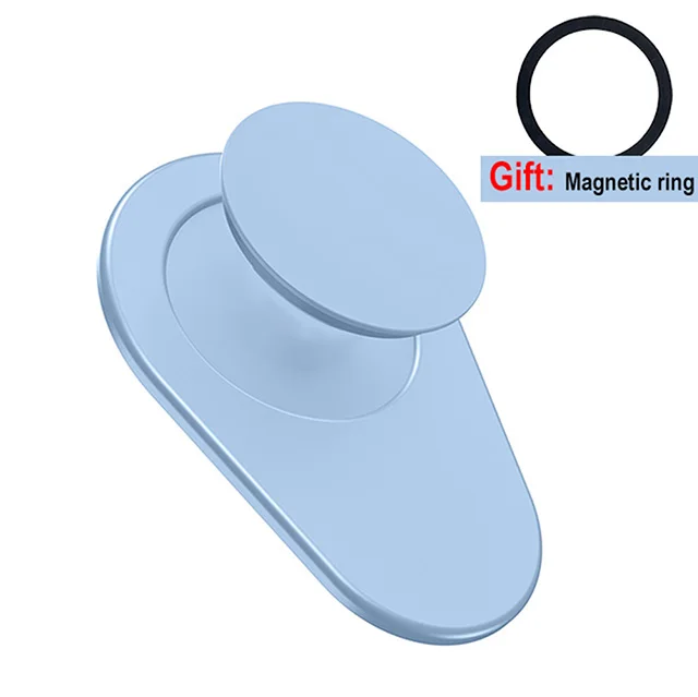 Oval Magnetic Folding Mobile Phone Socket Holder with Grip and Support