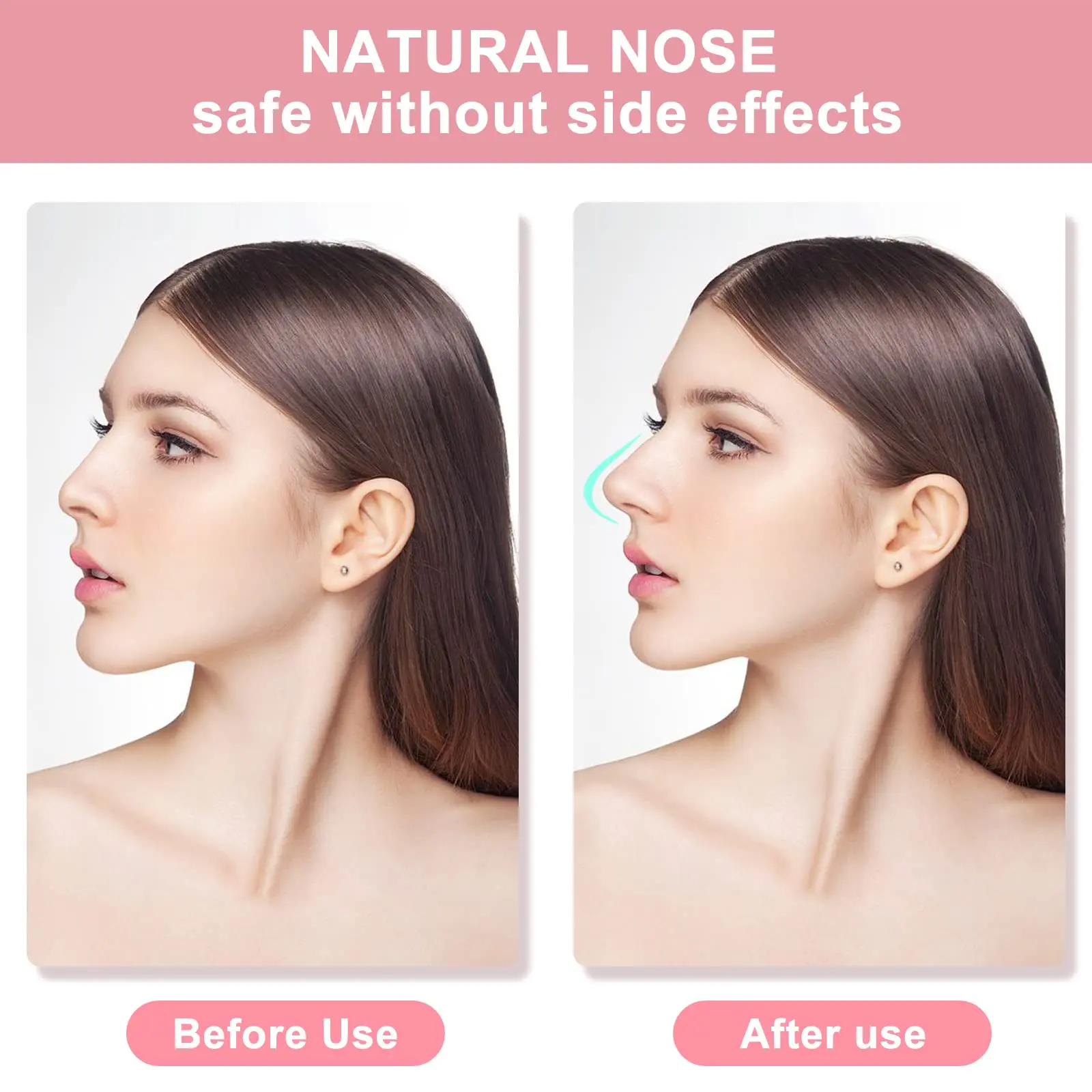 2 Sets Nose Up Lifting Nose Shaper Lifter Nose Slimmer Nose Corrector Nose  Bridge Straightener Beauty Tool 3 Size Pain Free