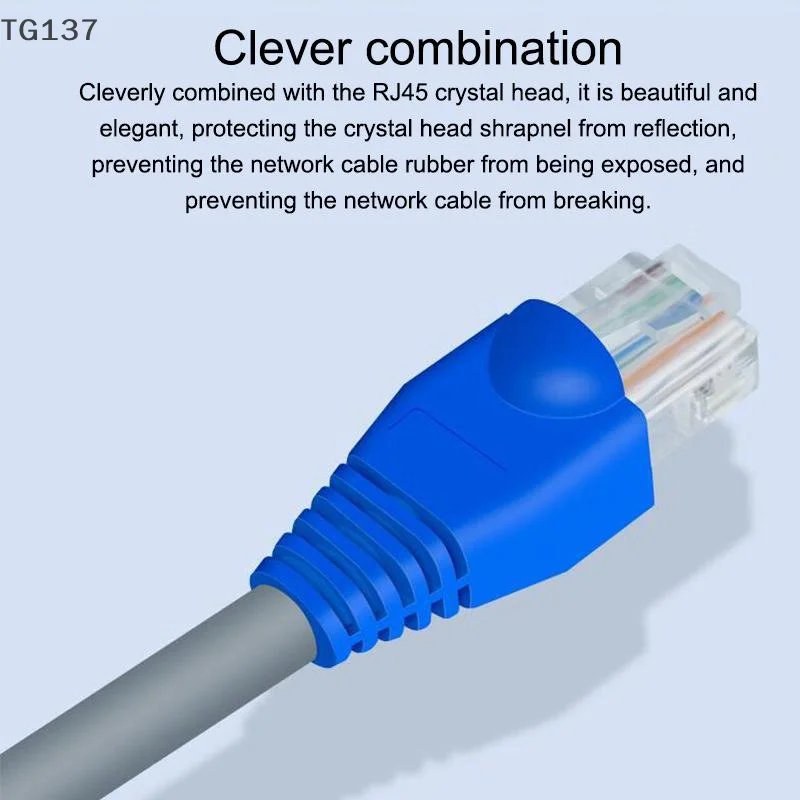 50/100개 이더넷 네트워크 케이블 커넥터 플러그 RJ45 케이블 커넥터 플러그 커버 스트레인 릴리프 부츠