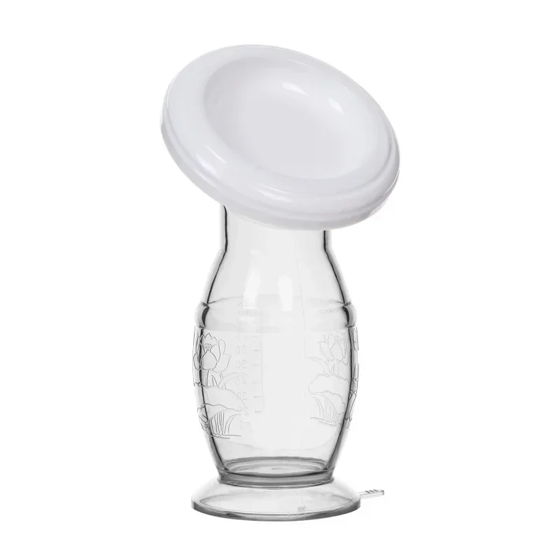 Silicone Sucker Manual Breast Pump Accessories Maternal Milk Collector Holder Baby Breastfeeding Bottle Puerperal Nursing Pump 2