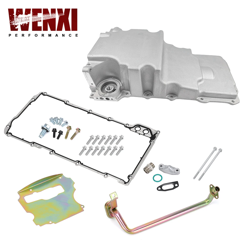 

For LS Swap Conversion Oil Pan Retrofit Kit Low Profile LS1 LS2 LS3 LS6 4.8 5.3 6.0 6.2 For Camaro Nova F-body WX-KIT10