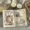 Cloth Pattern Washi Tape Decorative Japanese Stationery Stickers Adhesive Masking Tapes Scrapbooking Stickers School Supplies 6