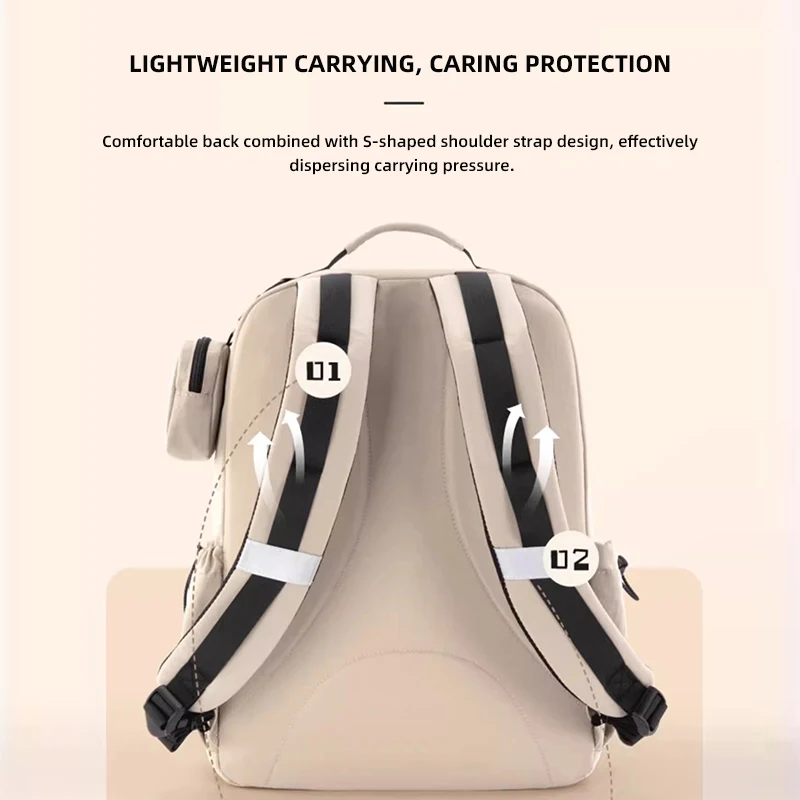 Nuovo zaino da viaggio impermeabile Zaini da scuola per bambini leggeri alla moda da donna per ragazze Borse per laptop da 15 pollici Mochilas maschili - immagine 2
