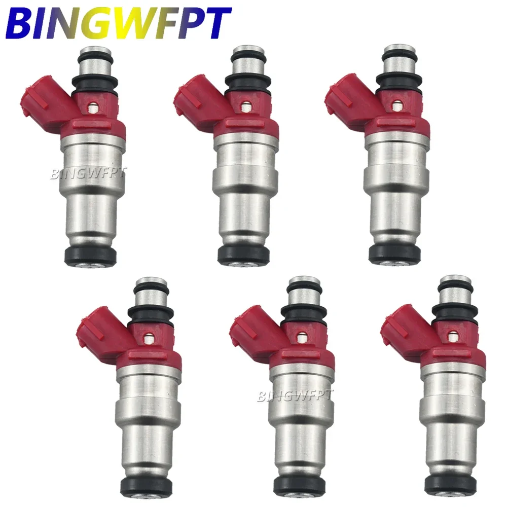 6ピース OEM 23250-11070 23209-11070 フューエル インジェクター 適用: トヨタ カムリ アヴァロン サイノス マークII ウィンダム ES300 AL-MM-5929 AL 6個 23209-11070 23250-11070 燃料インジェクター LEXUS GEN ES300 3.0
