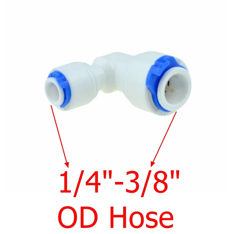 Dual-Way Quick Connect Elbow for Water Filtration Systems