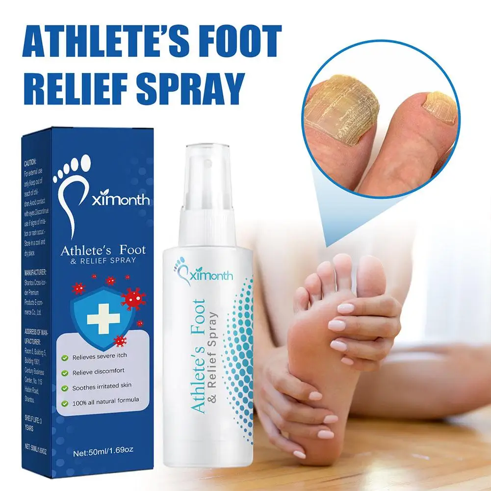 Foot Deodorization Care Spray To Relieve Beriberi Foot Soft Nails Products Peeling Skin Sweat Care Nails Killer Foot Fungus A6U8