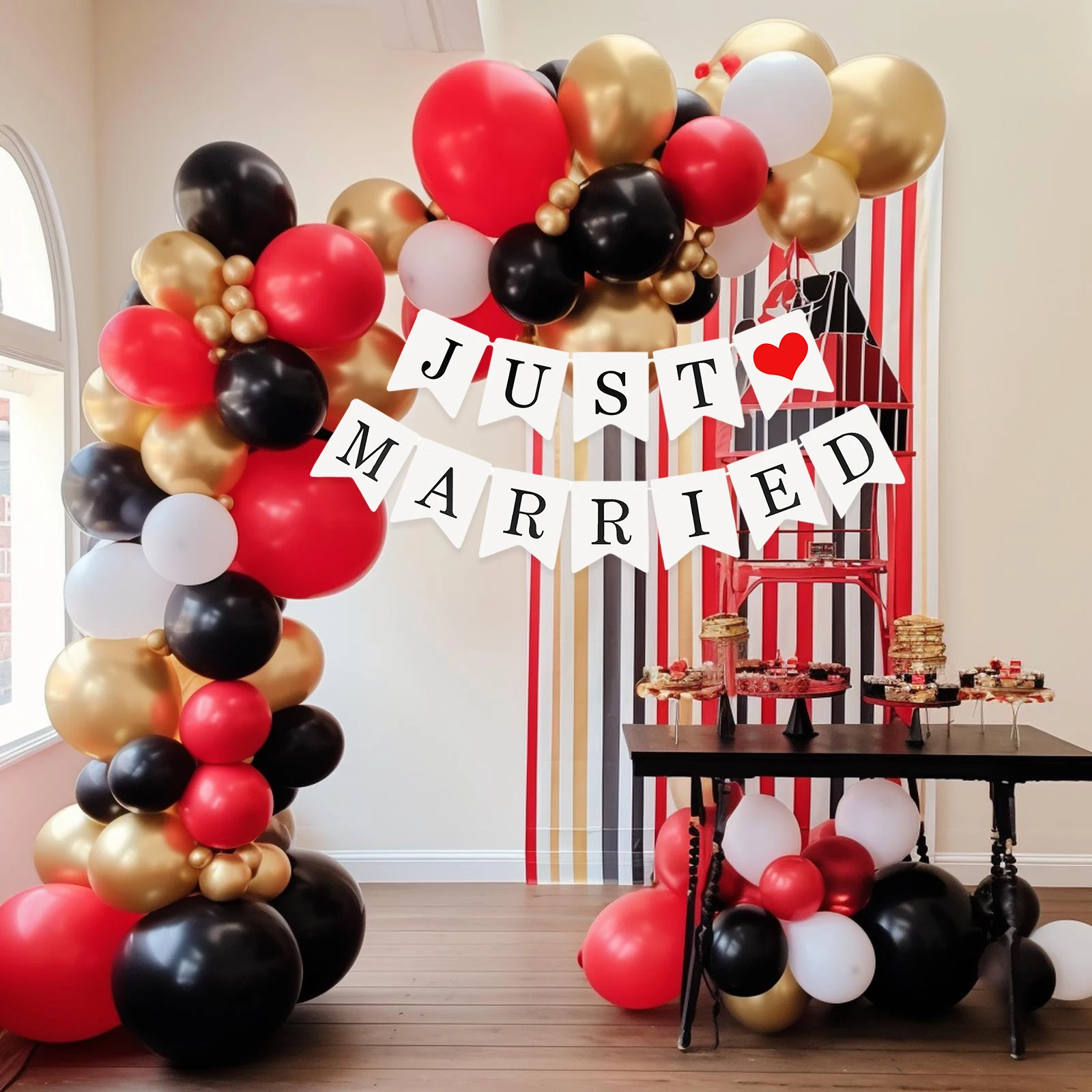 

122 шт./набор, декоративные подвесные латексные шары