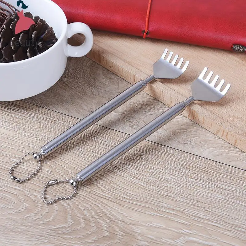 

Adjustable Back Scratcher Stainless Steel Back Telescopic Portable Extendable Claw Extender Tickle Stick Massage Relaxation Tool