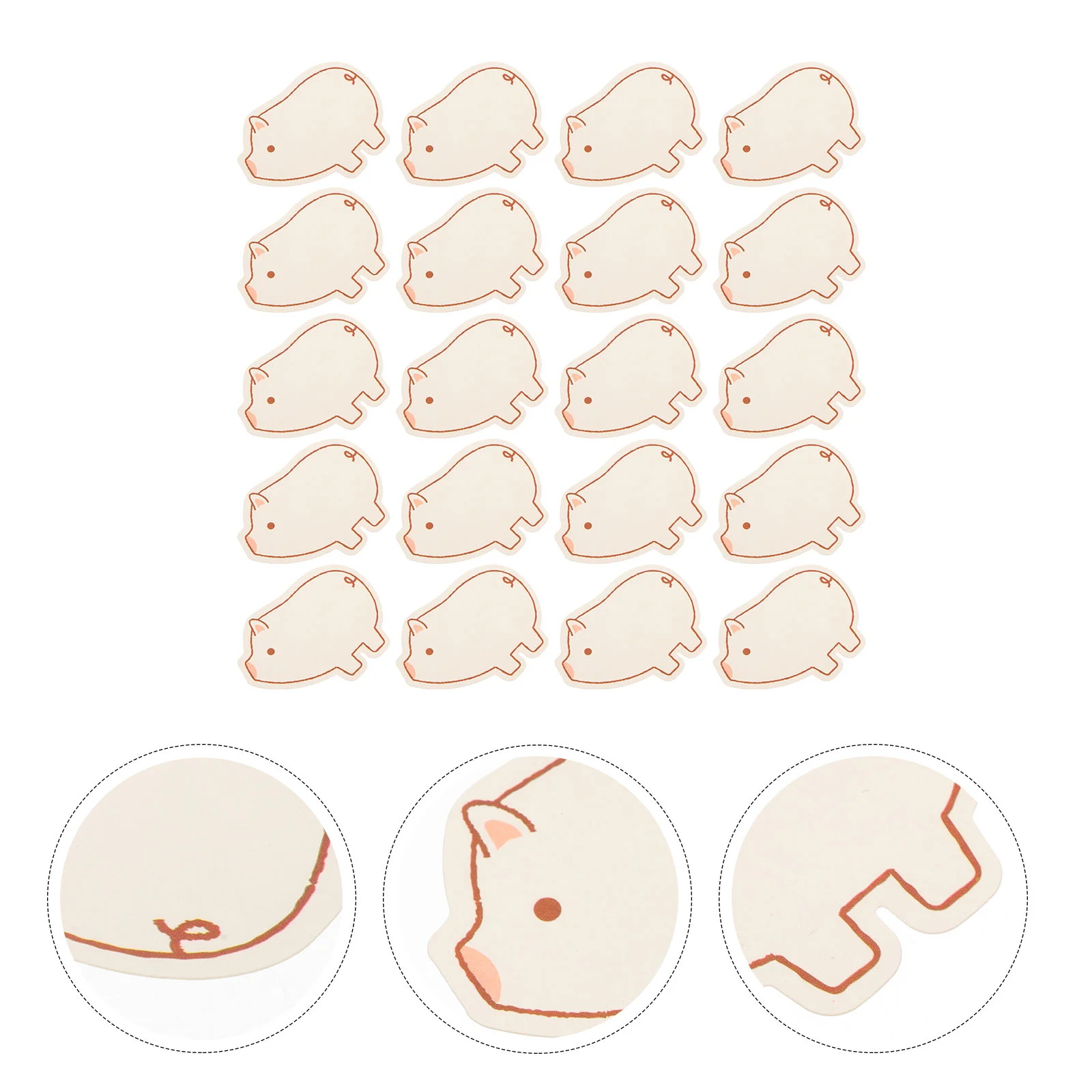 

Aboofan пустые блокноты, липкие блокноты, блокноты для записей в форме свиньи, маркеры для страниц, язычки, карты для сообщений, стикеры для напоминаний