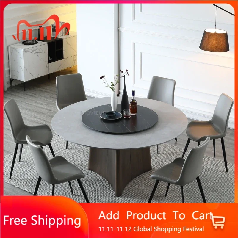 

New Modern Dining Tables Light Luxury Combination Minimalist Dining Tables Large Apartment Mesa De Comedor Kitchen Furniture