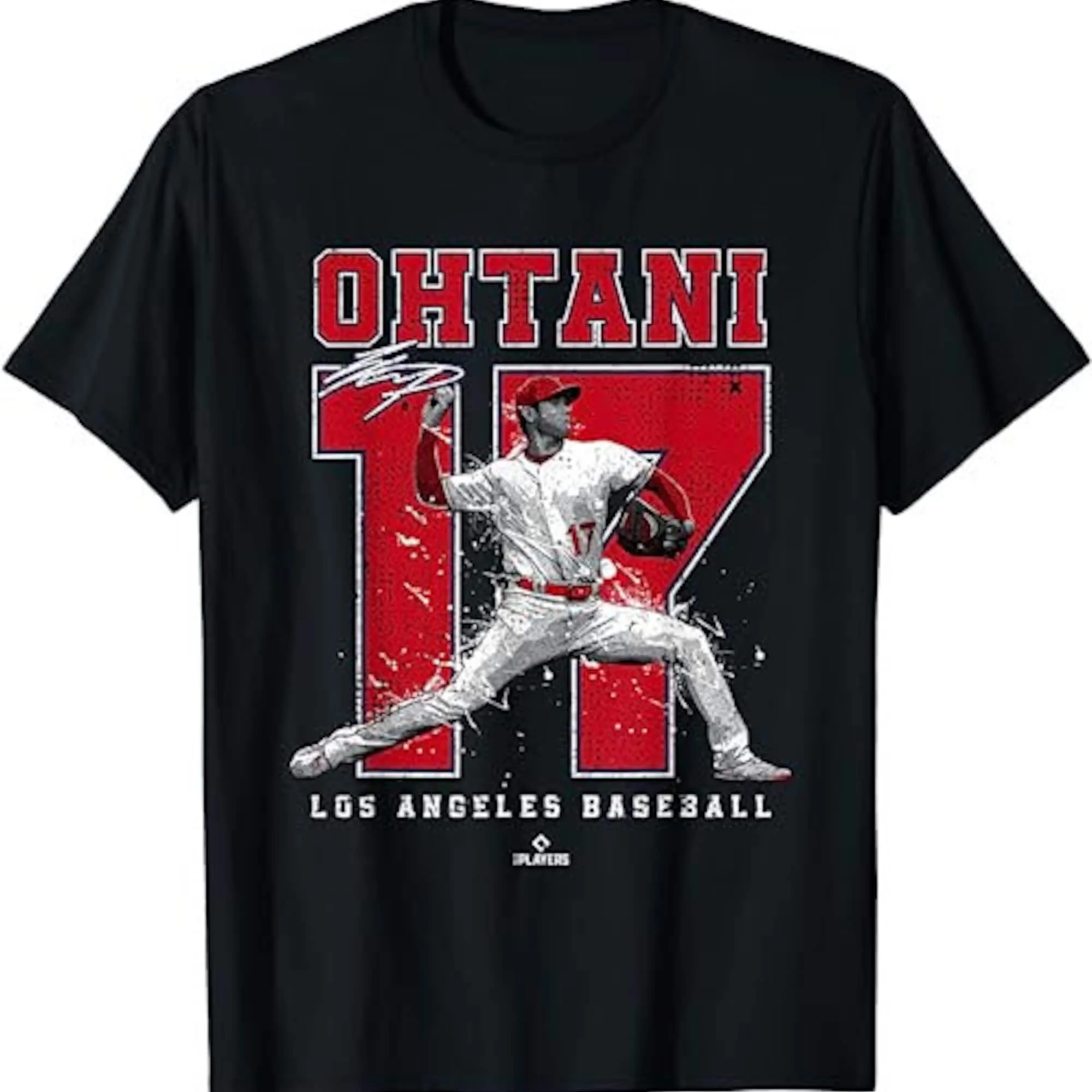 Numero E Ritratto Shohei Ohtani Los Angeles Mlbpa T Shirt Sweat 12738