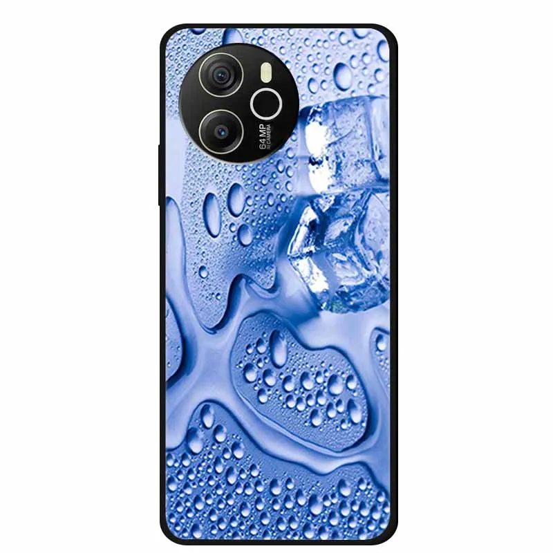 Black Silicone Soft Back Protective Case Cover