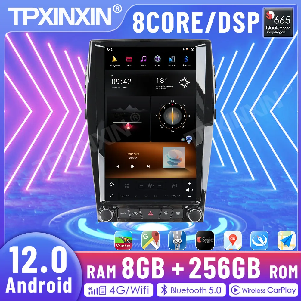 

2 Din For Ford Edge 2015-2018 Android 12.08GB+256GB Car Multimedia Audio Radio Player GPS Navigation Head Unit DSP Carplay