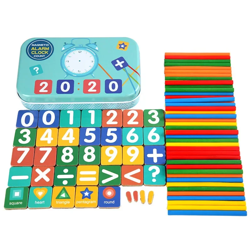 Children Arithmetic Stick Sticks Mathematics Montessori Teaching Aids Counting Rod Kids Learning Toys Educational Children Gift 5