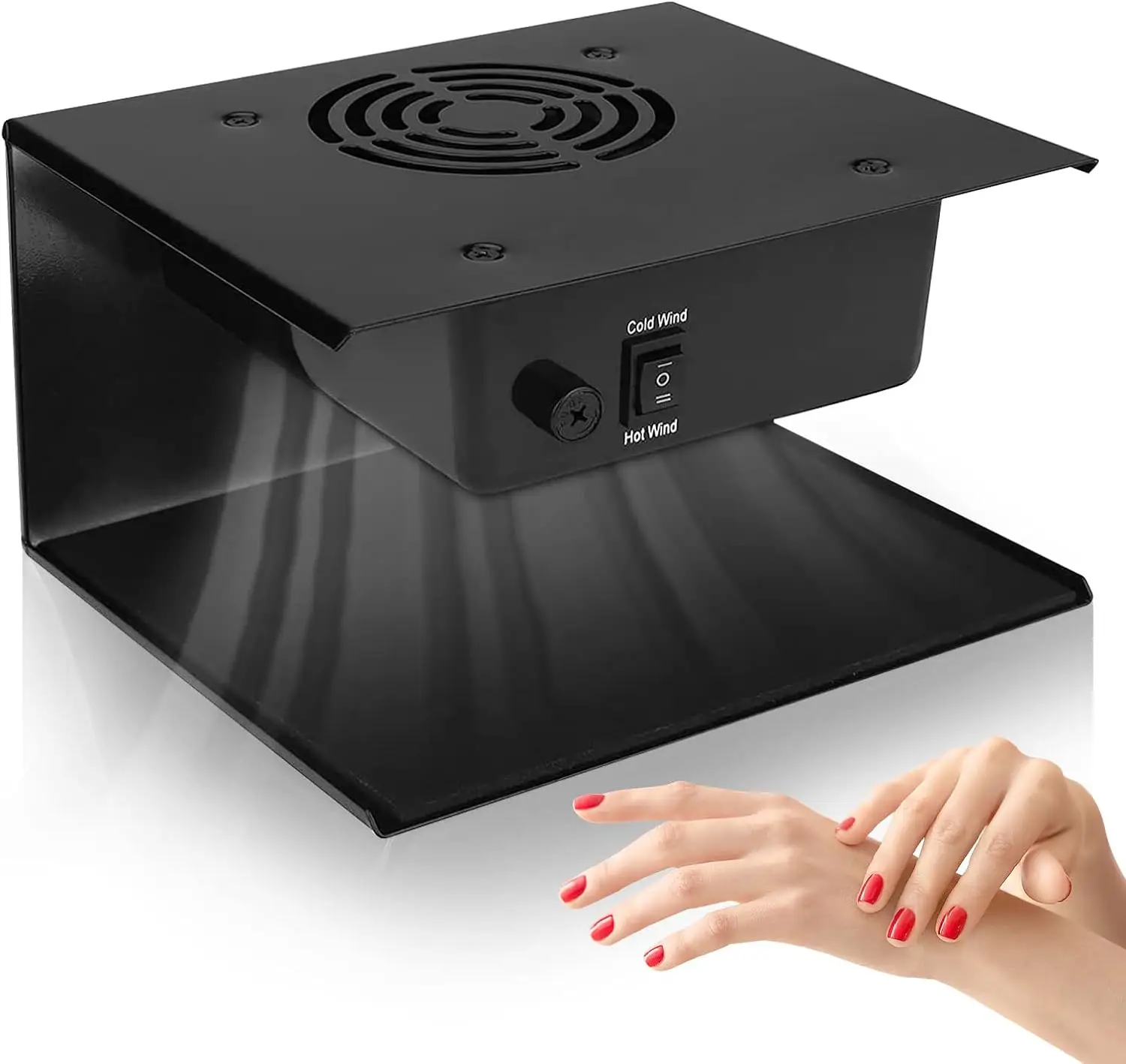 Polishing Nail Dryer Hot Air And Cold Air Professional Dry Glue Professional Nail Enhancement Tool Art Gel Dryer Nail Salon