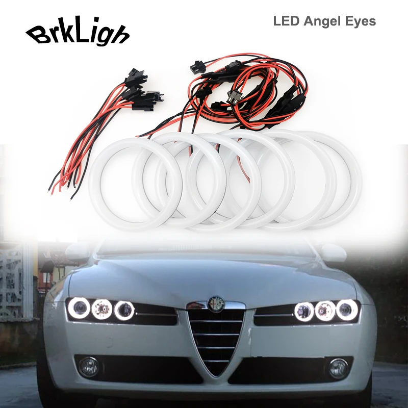 For Alfa Romeo 159 2005-2011 Smd Led Angel Eyes kit Halo Ring Headlight DRL