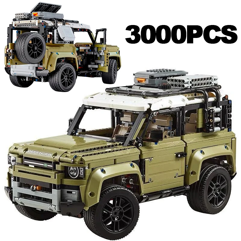 Technical-Land-Rover-Off-Road-FIT-42110-Racing-Car-Building-Blocks-High ...