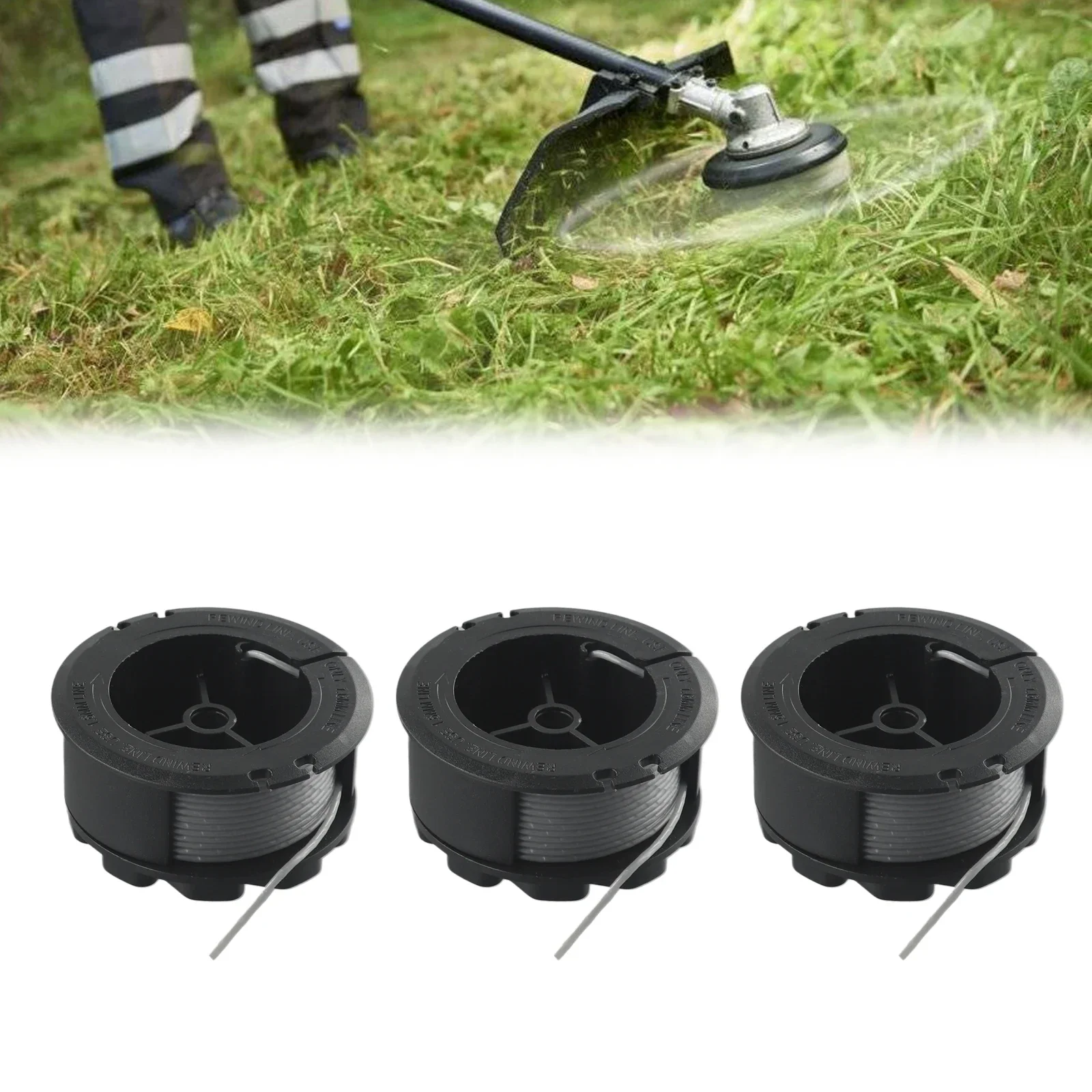 

High Quality Spool Kits String Trimmer Parts Durable For Bosch Less Frequently Line Spool Outdoor Power Equipment