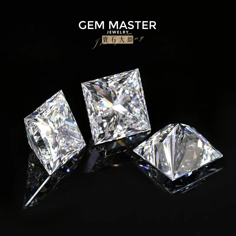 Princess Lab grown diamonds GIA IGI certificate D E F G VVS VS