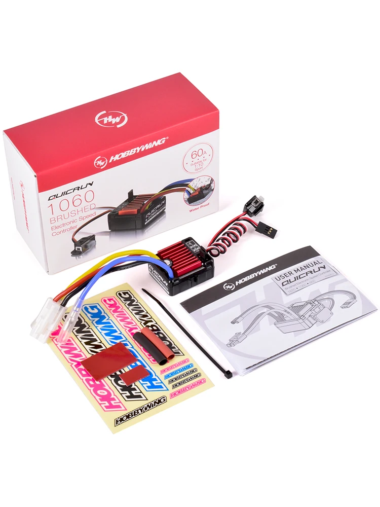 Original HobbyWing QuicRun 1060 60A Waterproof Brushed ESC
