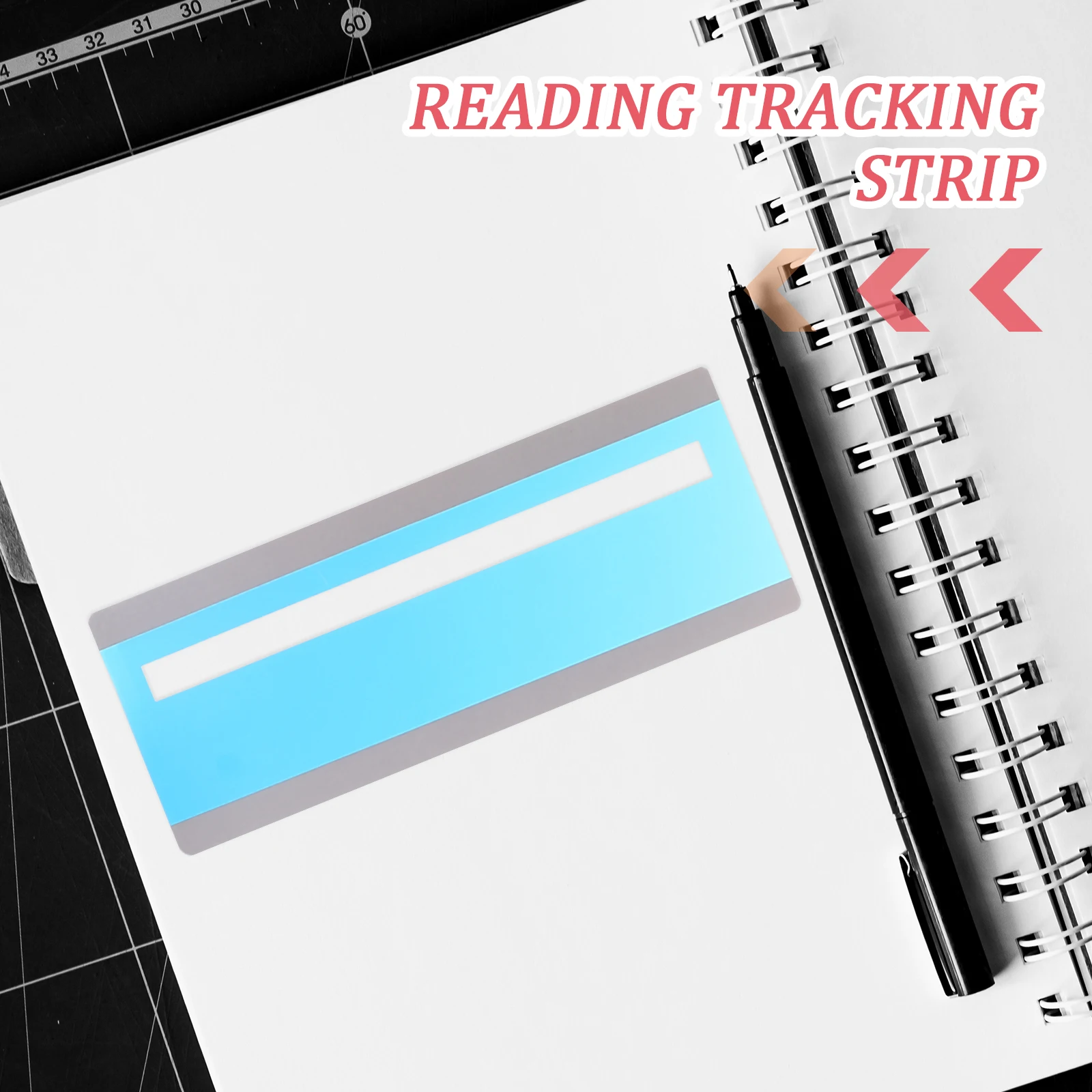 Guided Reading Strips Highlight Colored Overlays Bookmark Reading Tracking Rulers 8pcs For Dyslexics Kid Gift Useful