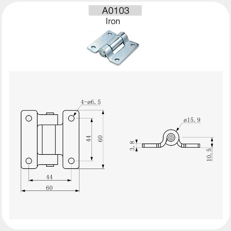 304 Stainless Steel Hinge HT103 Cabinet Hinge, Industrial Automation Traffic Car Door Hinge