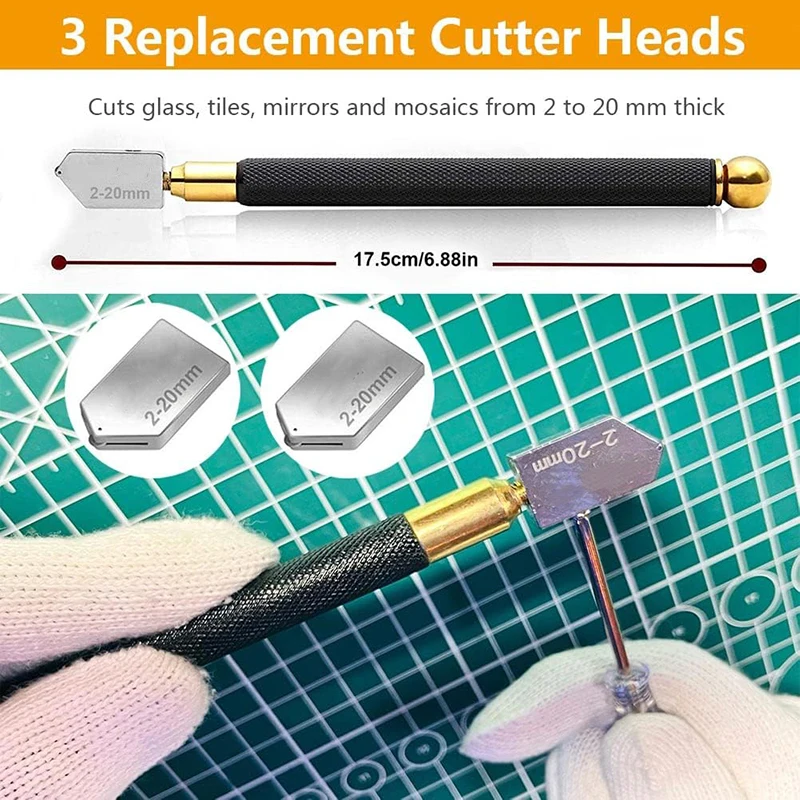  Glass Cutters 2-22mm- Glass Cutter Tool for Thick