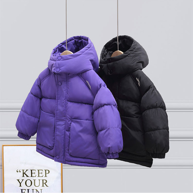 Children's cotton-padded jacket baby winter thick warm coat autumn and winter new boy fashion hooded jacket cotton-padded jacket