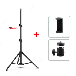 Foldable Extendable Mobile Phone Tripod for Live Support & Multifunctional Video Recording (With Clamp)