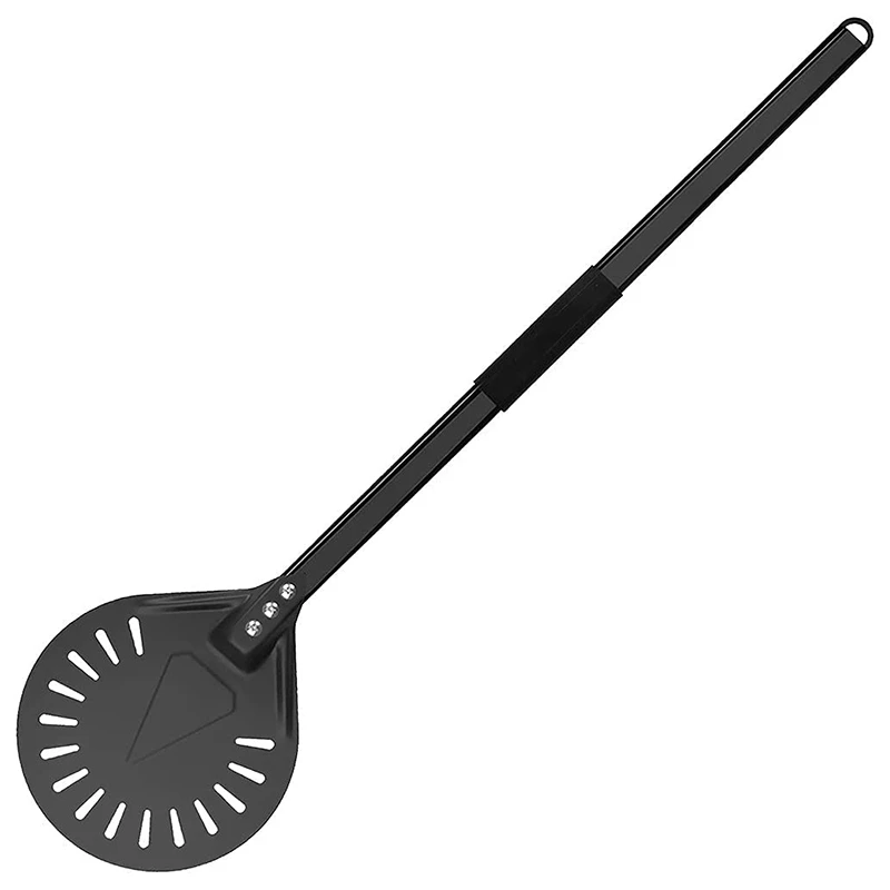 Pizza Turning Peel 8 Inch, Metal Pizza Peel with Detachable Aluminum