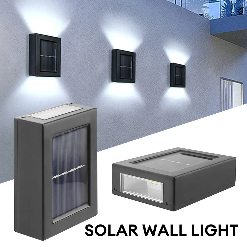 

Solar Up And Down Spot Lights Outdoor Street Wall Light Lamp Solar Powered Sunlight Waterproof Solar Lamp Garden Decorative