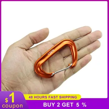 Survival D-ring Locking Carabiner Climbing Lock Mountaineering Buckle Hanging Hook Buckle Karabiner Camping Climbing Equipment